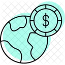 Monde Finance Economie Icône