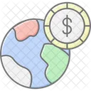 Monde Finance Economie Icône