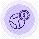Monde Finance Economie Icône