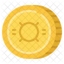 Moneda bitcoin  Icono