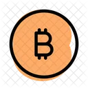 Moneda bitcoin  Icono