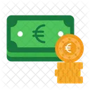 Moneda Britanica Euro Monedas Icono