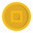 Moneda china  Icono