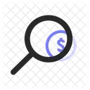 Buscar Moneda Dinero Buscar Dolar Icono