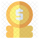 Moneda de dólar  Icono
