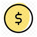 Moneda de dólar  Icono
