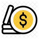 Moneda de dólar  Icono