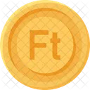 Moneda De Florin Hungaro Monedas Moneda Icono