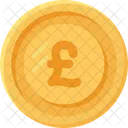 Moneda de libra esterlina  Icono