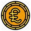 Moneda de libra  Icono