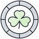 Moneda de trébol  Icono