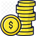 Moneda de dólar  Icono