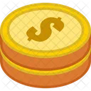 Moneda Del Juego Icono