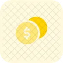 Moneda De Dolar Icon