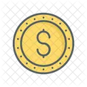 Moneda De Un Dolar Inversion Segura Inversion Icon