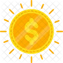 Moneda de dólar  Icon