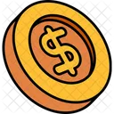 Moneda De Dolar Dinero Dolar Icon