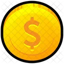 Moneda dólar  Icono