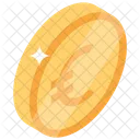 Moneda Euro Moneda Europea Moneda Euro Icono