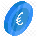 Moneda De Euro Moneda En Efectivo Dinero Icono
