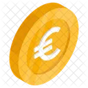 Moneda De Euro Moneda Riqueza Icono