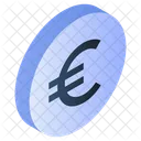 Moneda De Euro Moneda Riqueza Icono