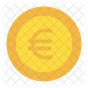 Moneda Moneda Euro Icono