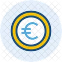 Moneda De Euro Moneda Euro Icono