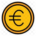 Moneda Euro Euro Moneda Icono