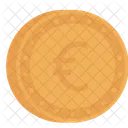 Moneda De Euro Euro Efectivo Icono