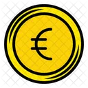 Moneda De Euro Euro Dinero Icono