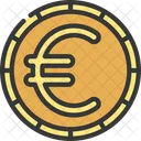 Moneda Euro Euro Moneda Icono