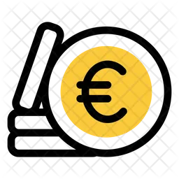 Moneda euro  Icono