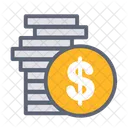 Moneda Invertir Inversion Icono