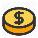 Moneda Ficha Dinero Icono