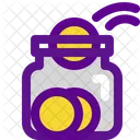 Moneda Jar Banca Icono