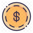 Moneda Dolar Dinero Icono