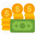 Moneda Banco Inversion Icono