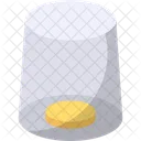 Moneda Vidrio Centavo Icono