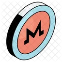 Moneda monero  Icono