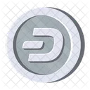 Moneda de Plata Dash  Icono