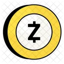 Moneda Zcash Zcash Criptomoneda Icono