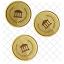 Monedas Oro Dinero Icono