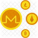 Altcoins Criptomonedas Alternativas Moneda Alternativa Icono