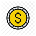 Dolar Monedas Dinero Icon