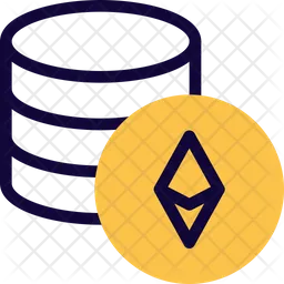 Monedas de ethereum  Icono