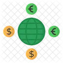Monedas Mundiales Icono