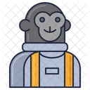 Monkey Im Weltraum Moneky Im Weltraum Astronaut Symbol