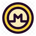 Monero Coin Cryptocurrency Icon