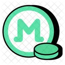 Monero Coin Cryptocurrency Crypto Icône
